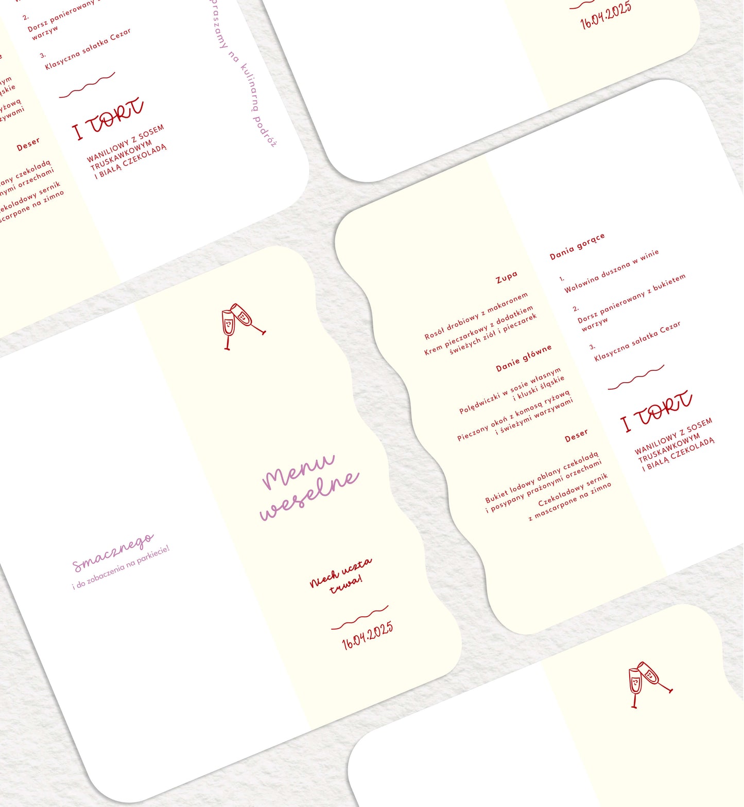 Menu składane - Joyland