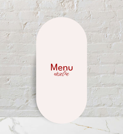 Menu składane - Palm Dreams