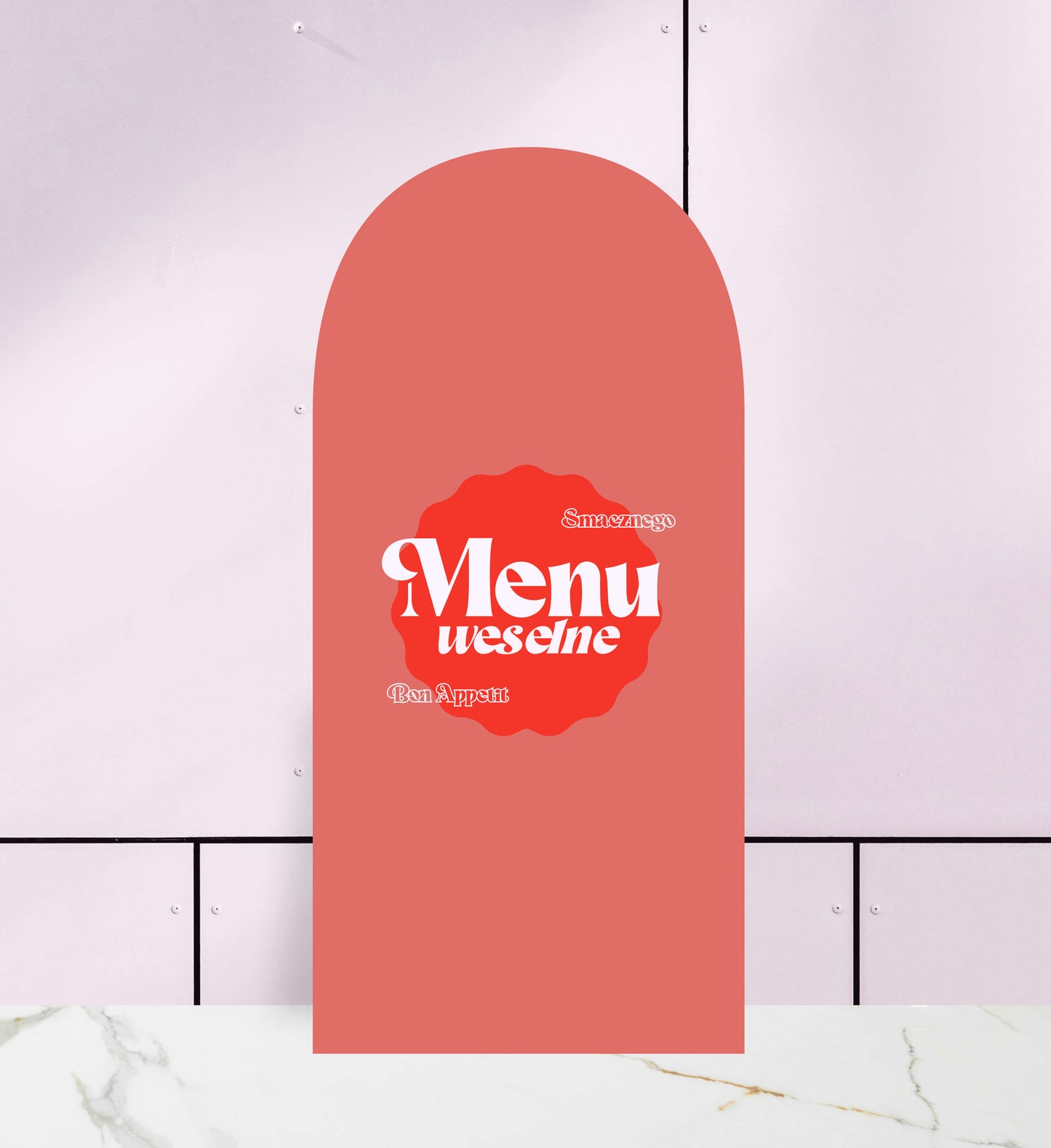 Menu składane - Sugar & Stars