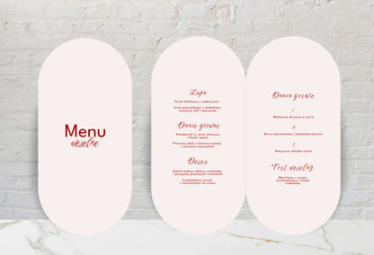 Menu składane - Palm Dreams