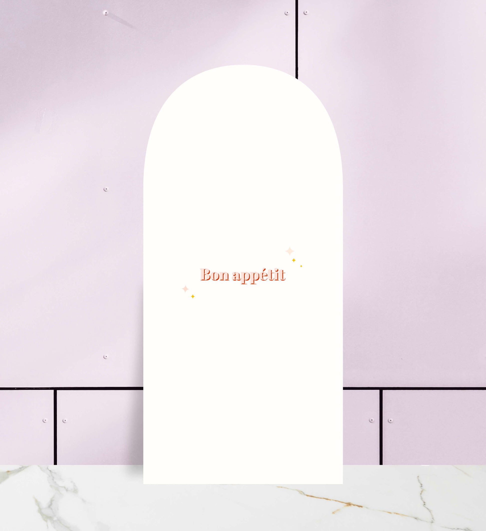 Menu ślubne jednokartkowe o owalnym kształcie, fantazyjne, artystyczne na papierze premium