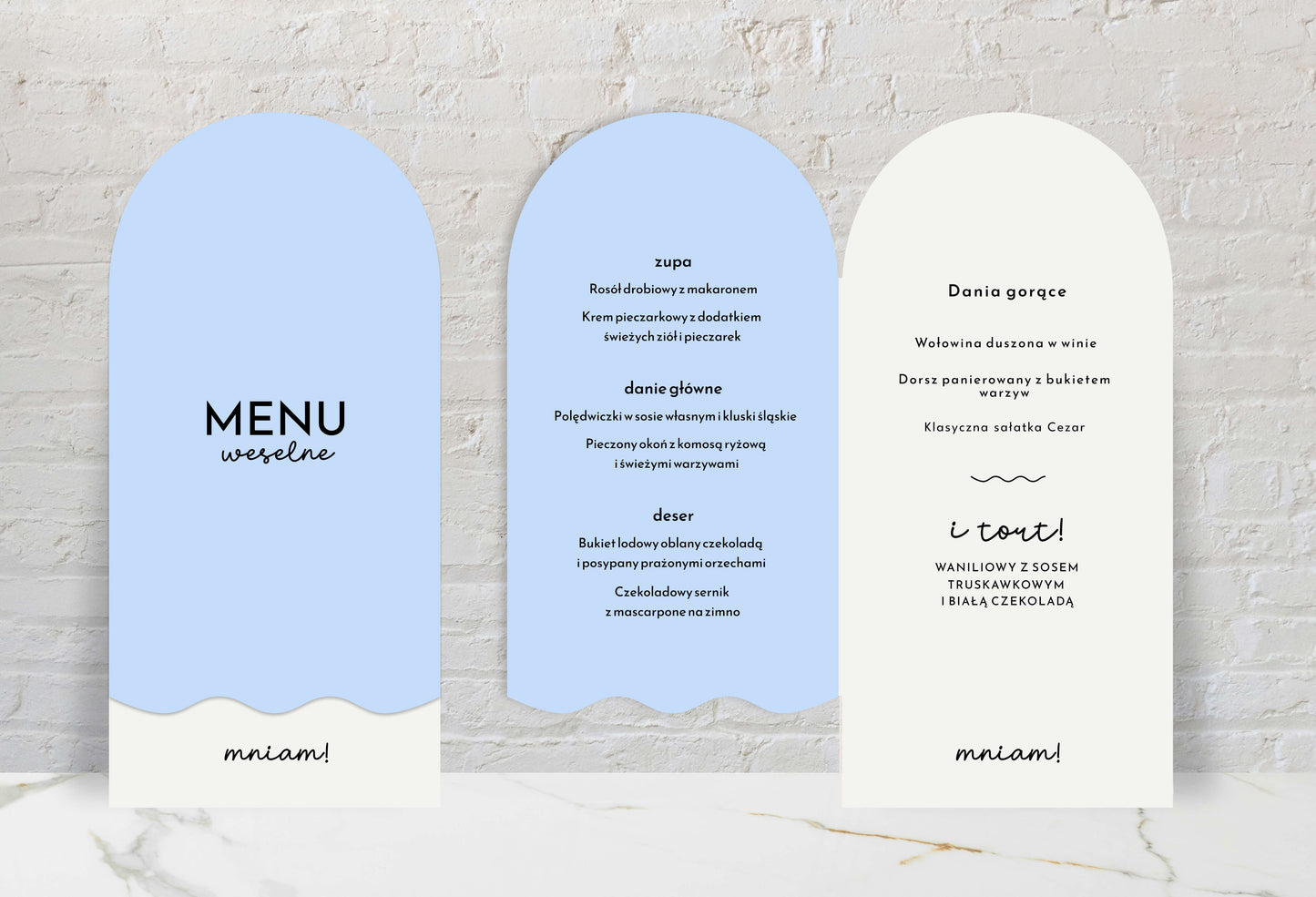 Menu składane - Maar