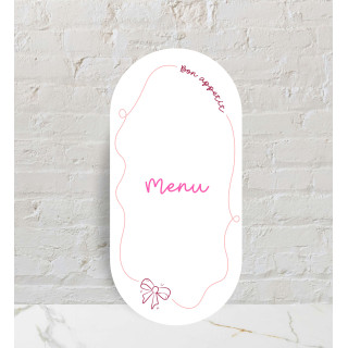Menu składane - Froissé